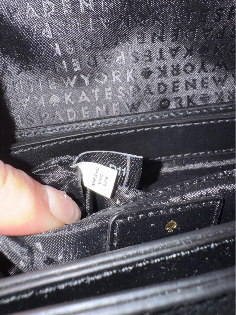 Kate Spade Black Leather Handbag & Studded Crossbody 2-Piece Bundle